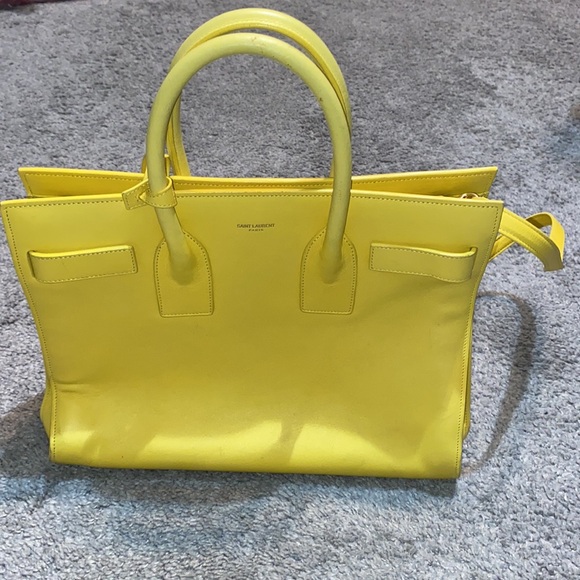 Saint Laurent yellow bag - Picture 2 of 11
